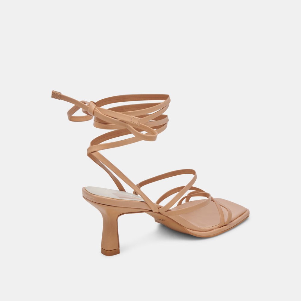 Dolce Vita Malabo Heels Light Tan Leather