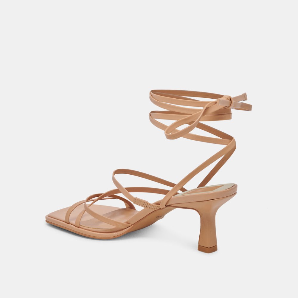 Dolce Vita Malabo Heels Light Tan Leather