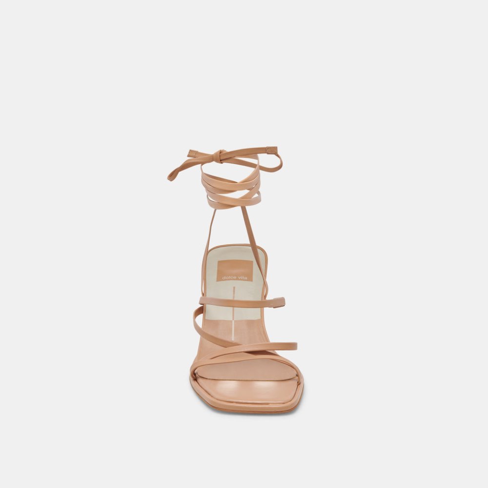 Dolce Vita Malabo Heels Light Tan Leather