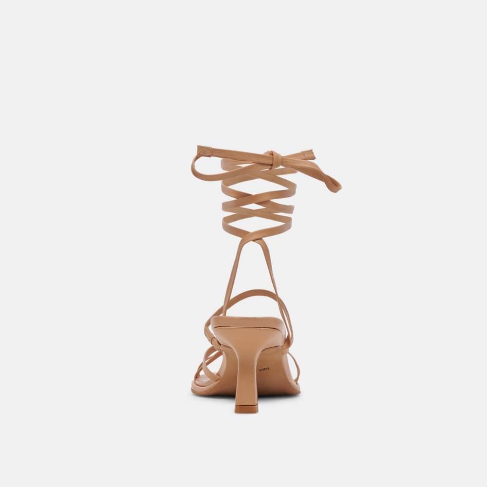 Dolce Vita Malabo Heels Light Tan Leather
