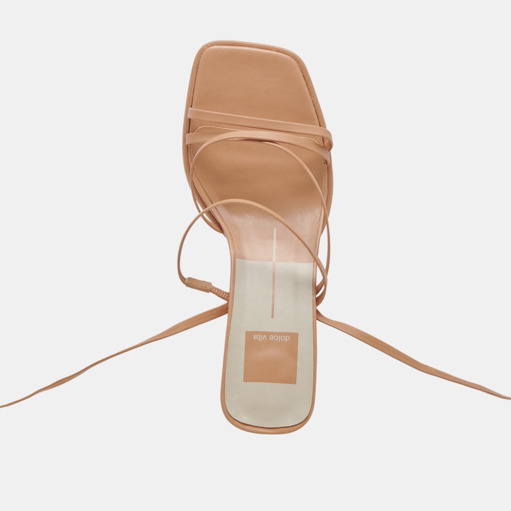 Dolce Vita Malabo Heels Light Tan Leather