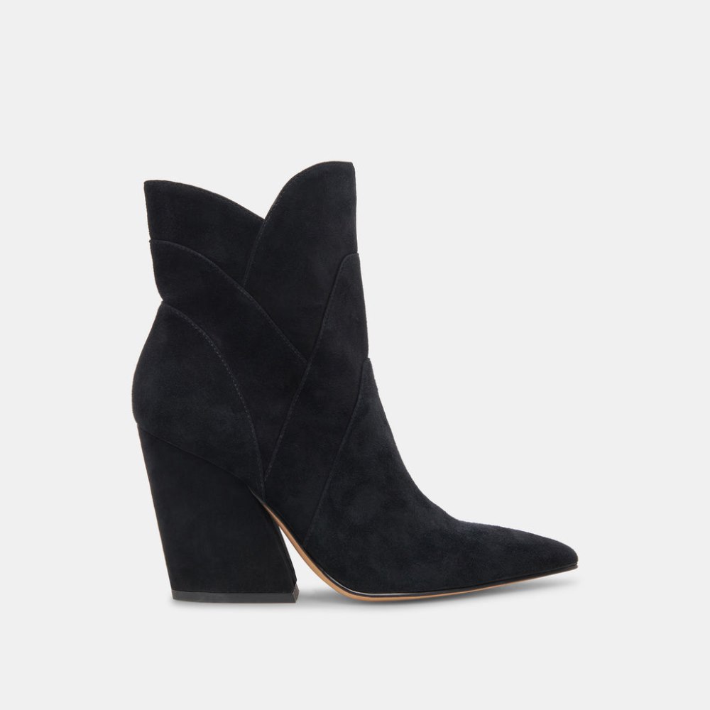 Dolce Vita Neena Booties Onyx Suede