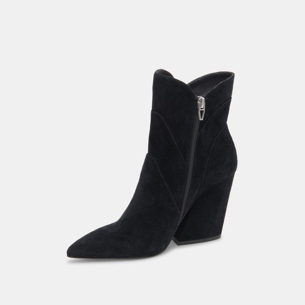 Dolce Vita Neena Booties Onyx Suede