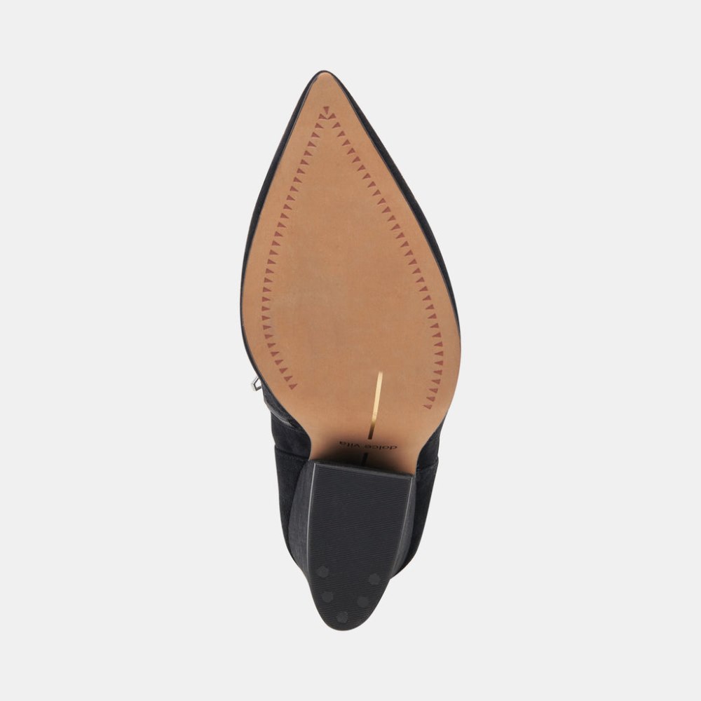 Dolce Vita Neena Booties Onyx Suede