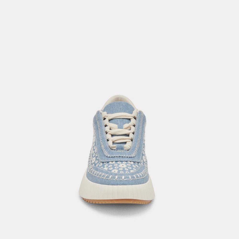 Dolce Vita Dolen Sneakers Blue Floral Denim