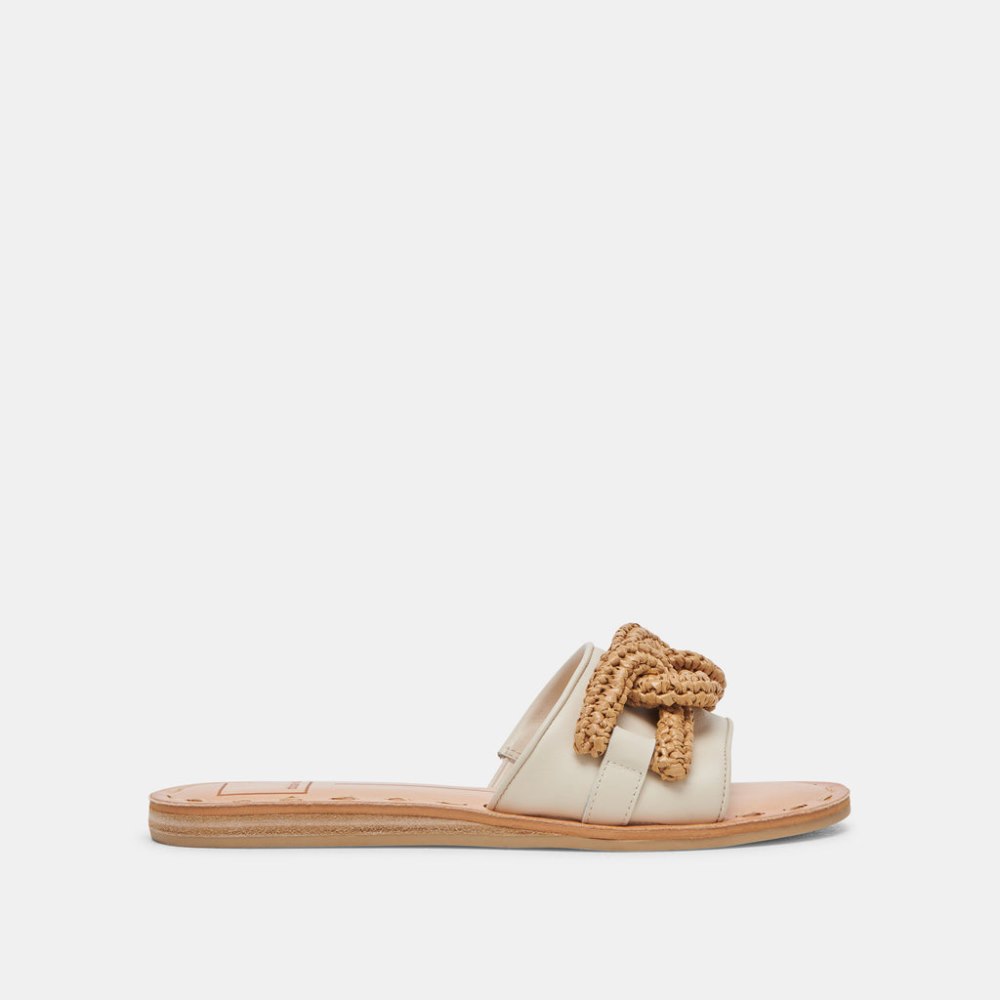 Dolce Vita Desa Sandals Ivory Leather