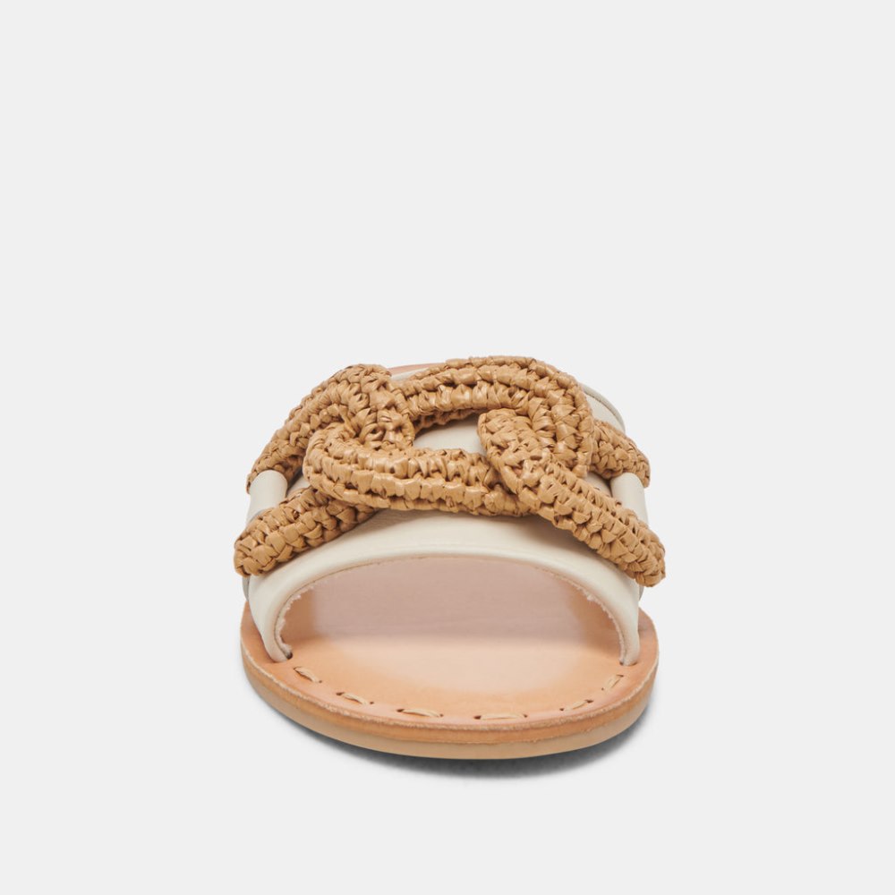 Dolce Vita Desa Sandals Ivory Leather