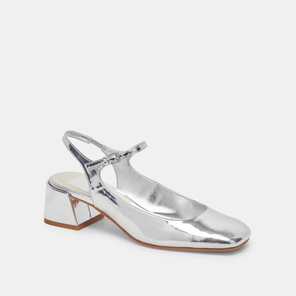 Dolce Vita Maggi Heels Silver Specchio Stella