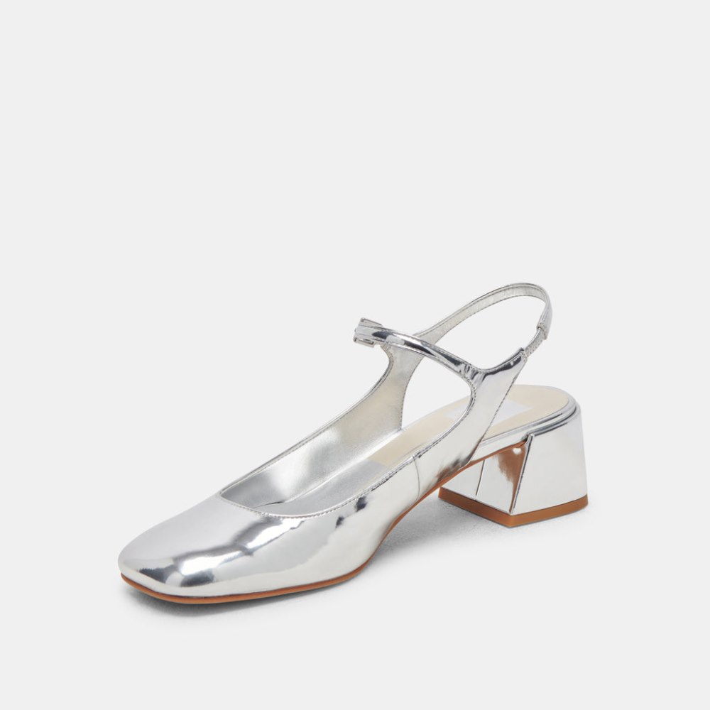 Dolce Vita Maggi Heels Silver Specchio Stella