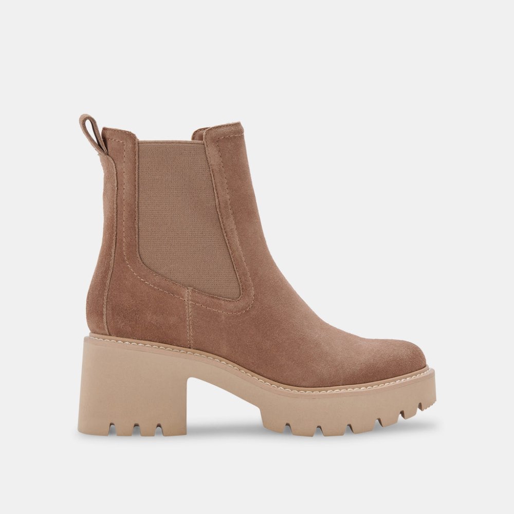 Dolce Vita Hawk H2o Booties Mushroom Suede