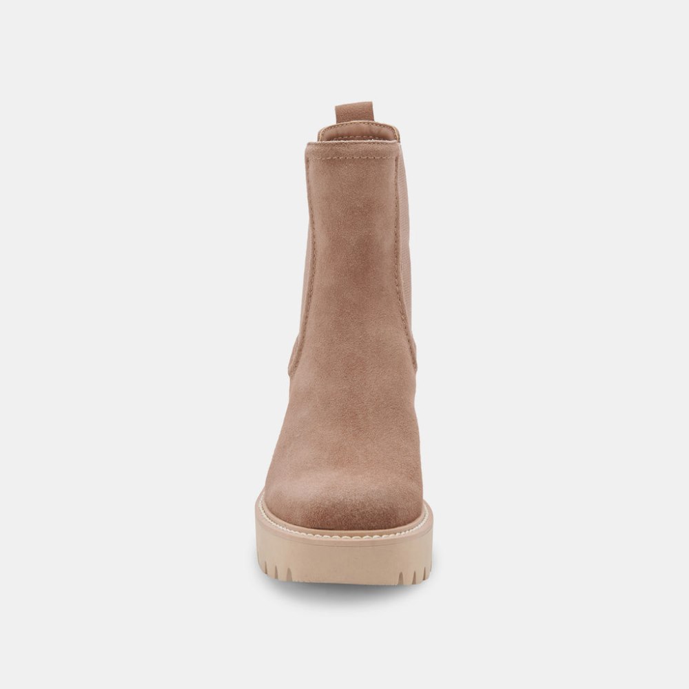 Dolce Vita Hawk H2o Booties Mushroom Suede