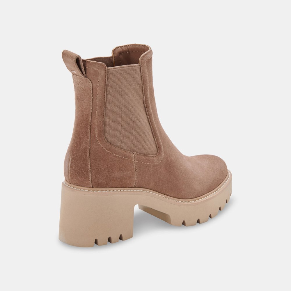Dolce Vita Hawk H2o Booties Mushroom Suede