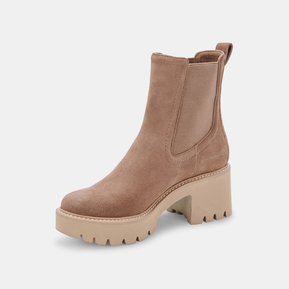 Dolce Vita Hawk H2o Booties Mushroom Suede