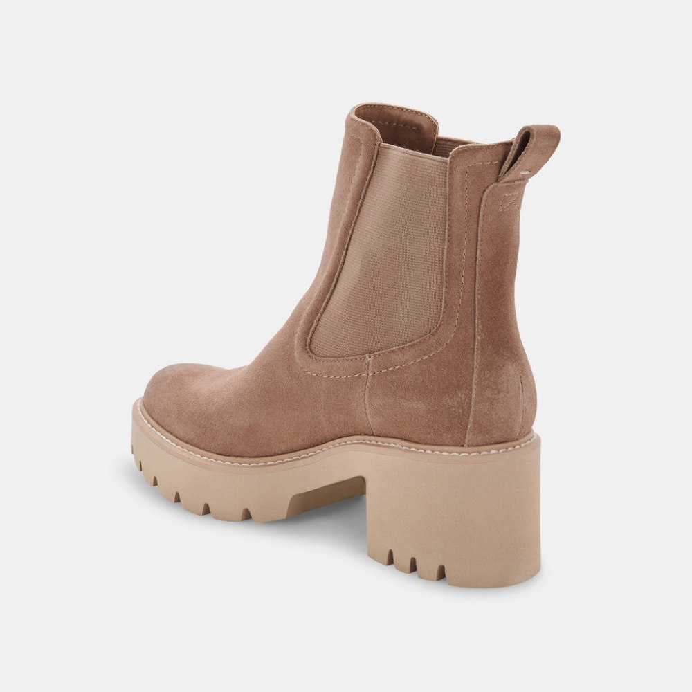 Dolce Vita Hawk H2o Booties Mushroom Suede