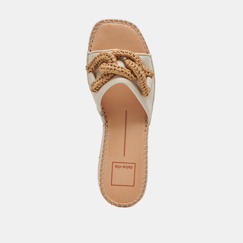 Dolce Vita Narnia Sandals Ivory Leather