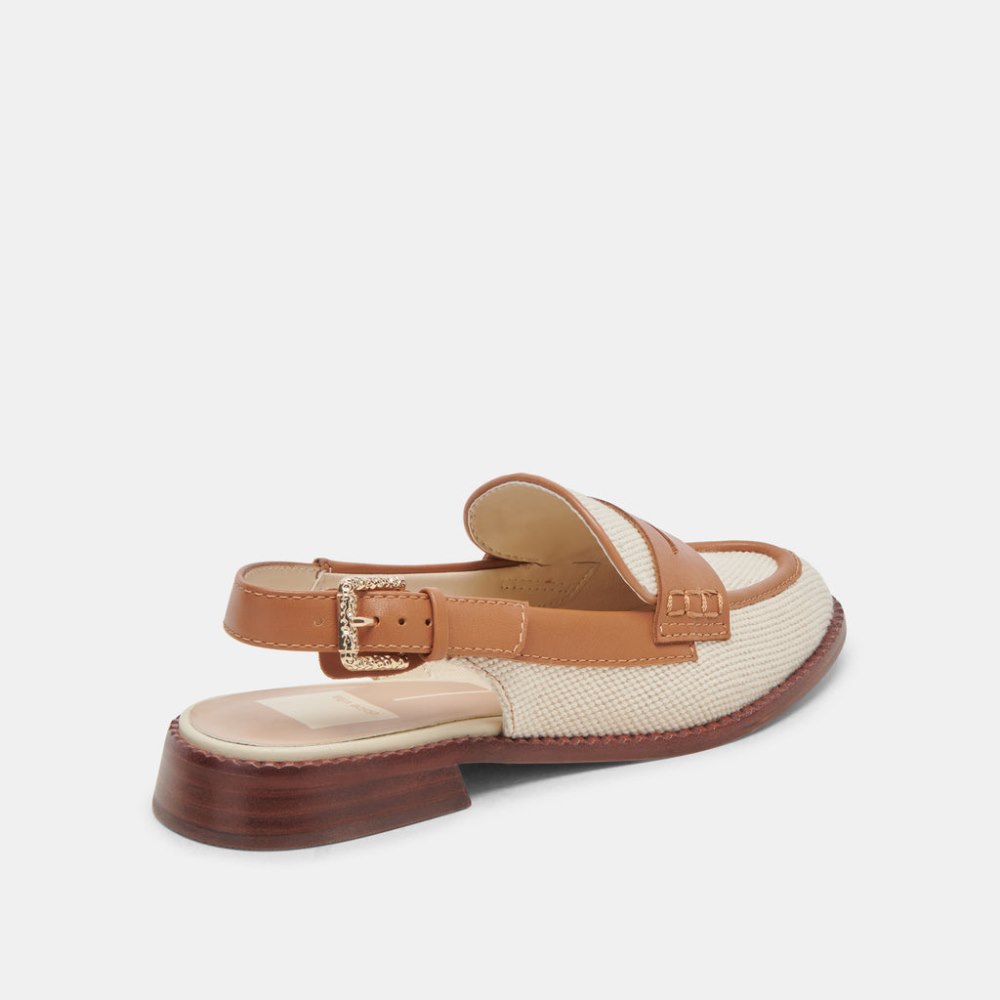 Dolce Vita Hardi Loafers Tan Multi Canvas