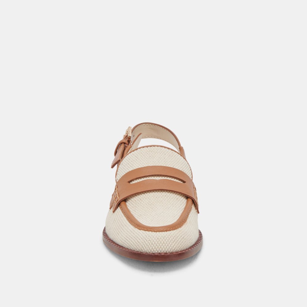 Dolce Vita Hardi Loafers Tan Multi Canvas