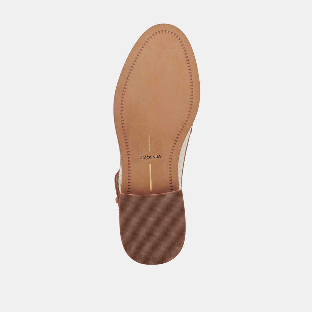 Dolce Vita Hardi Loafers Tan Multi Canvas