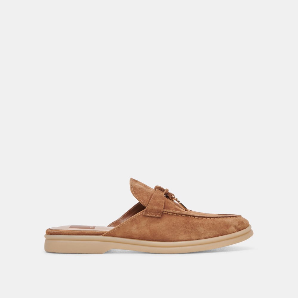 Dolce Vita Lasail Flats Brown Suede