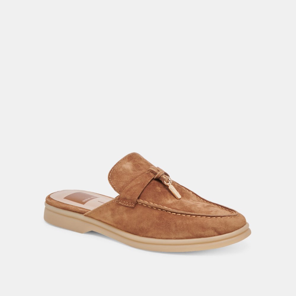Dolce Vita Lasail Flats Brown Suede