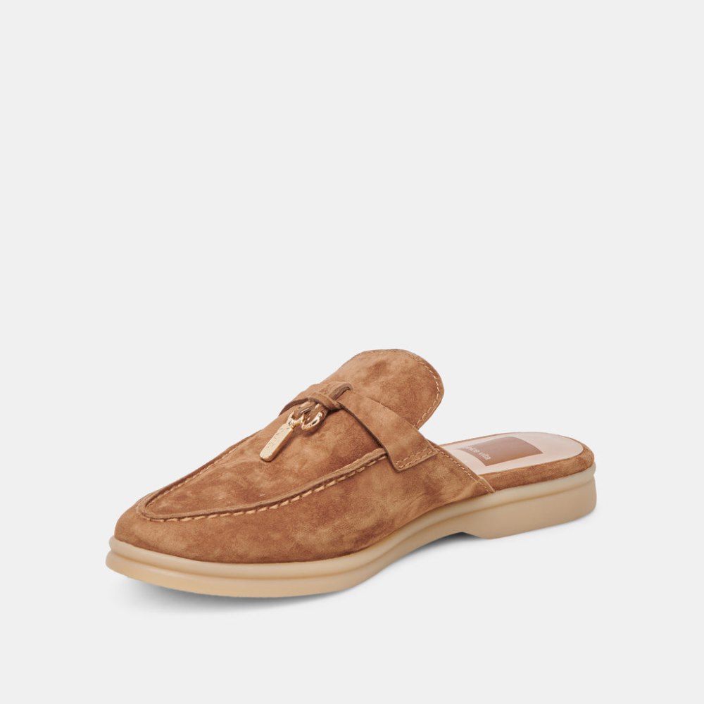 Dolce Vita Lasail Flats Brown Suede