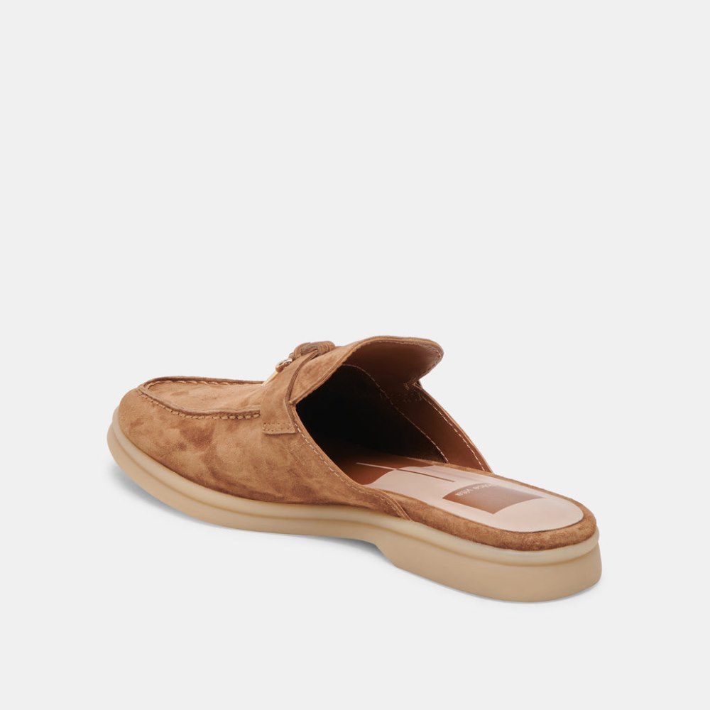Dolce Vita Lasail Flats Brown Suede