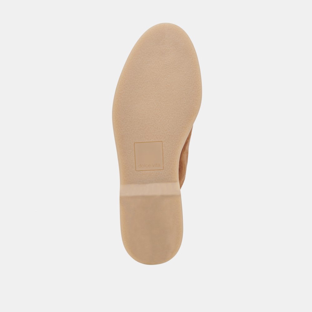 Dolce Vita Lasail Flats Brown Suede