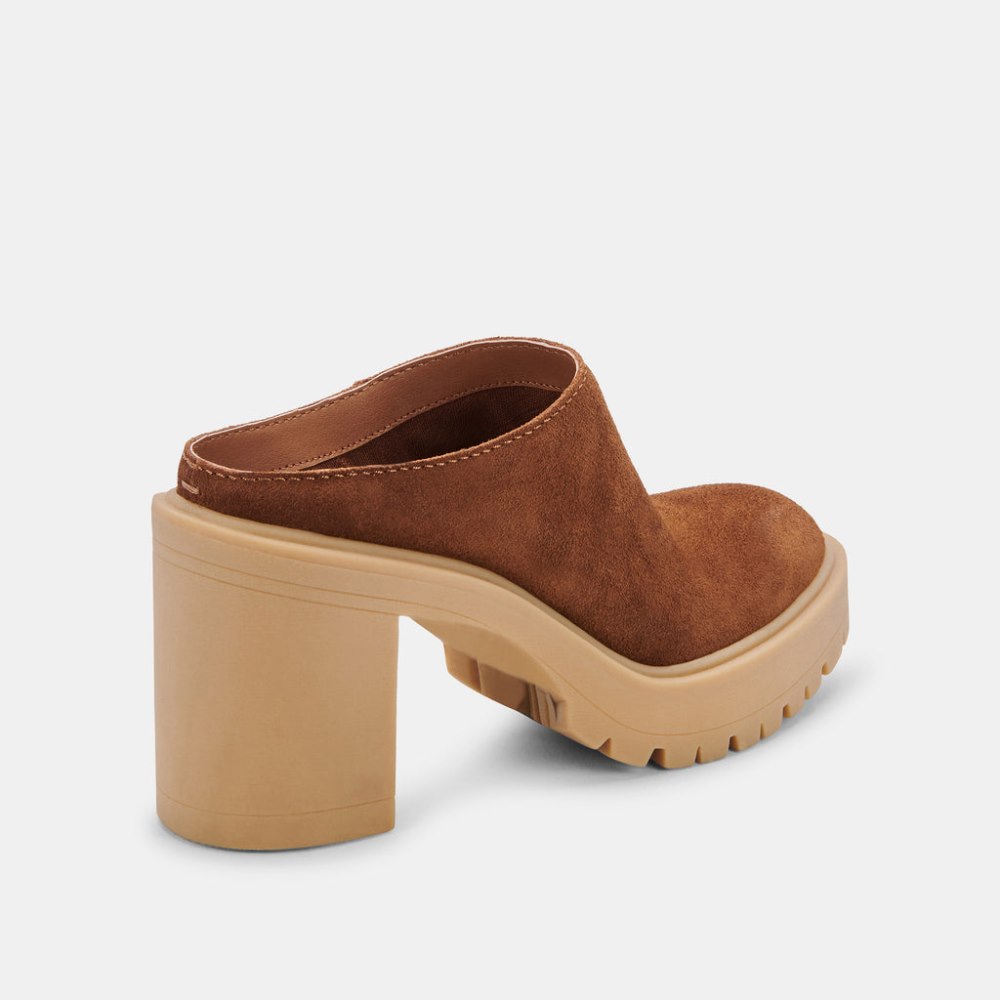 Dolce Vita Carry Heels Camel Suede