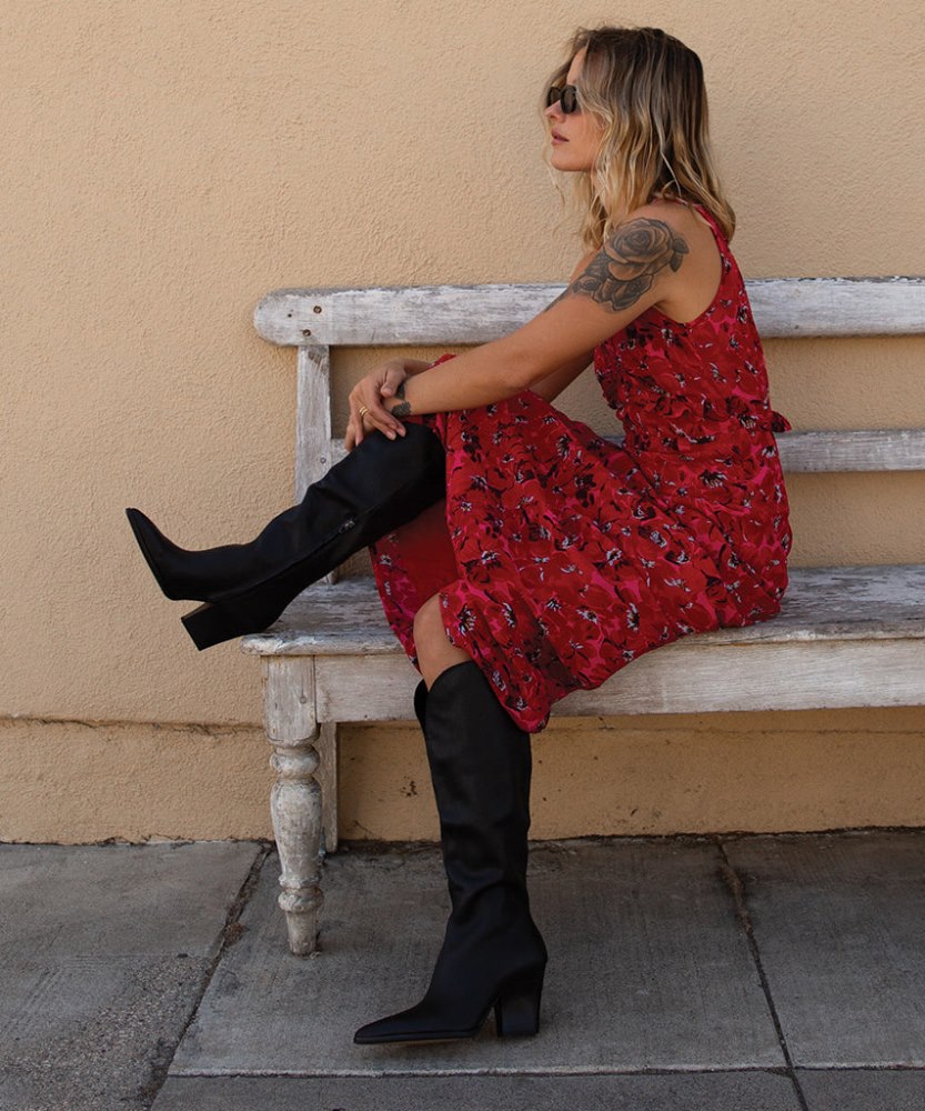 Dolce Vita Rocky Boots Black Leather