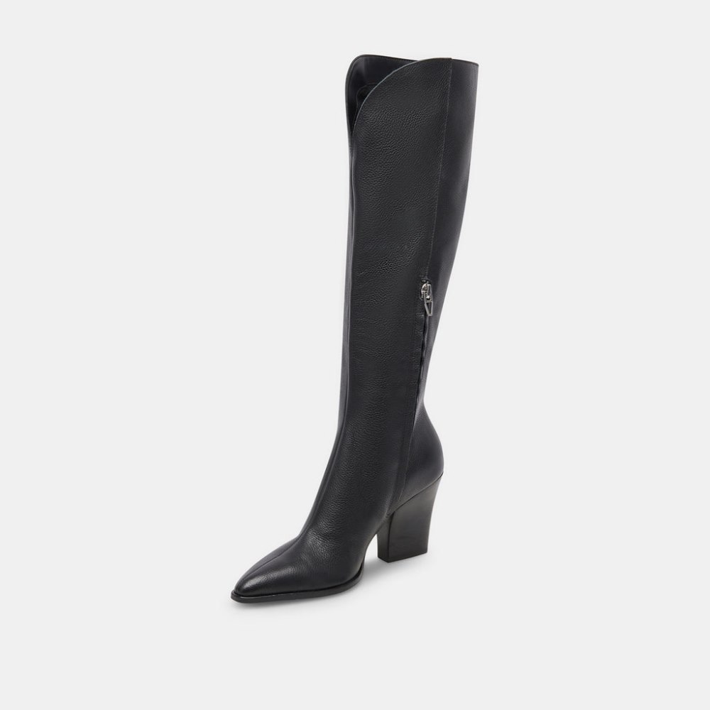 Dolce Vita Rocky Boots Black Leather