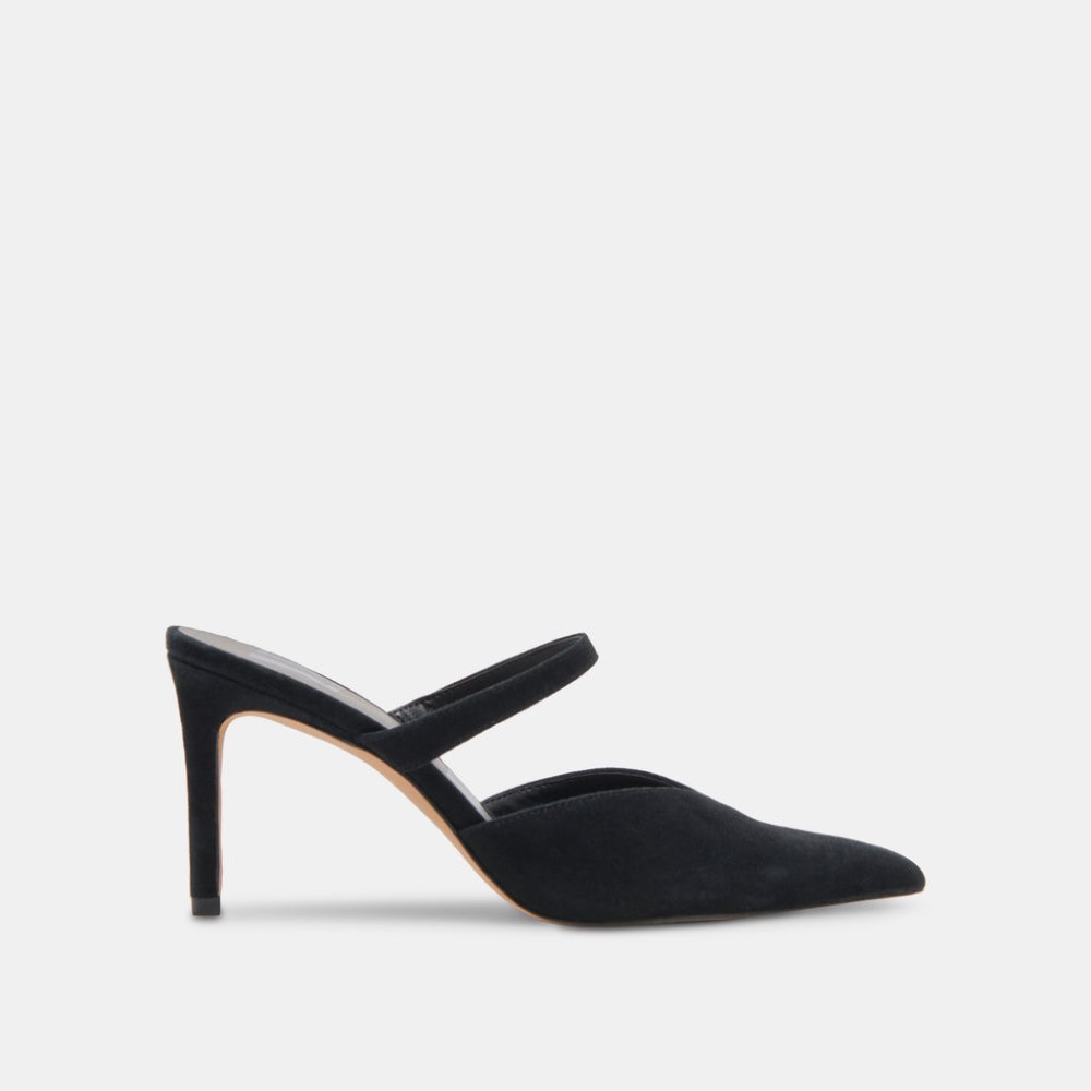 Dolce Vita Kanika Wide Heels Onyx Suede