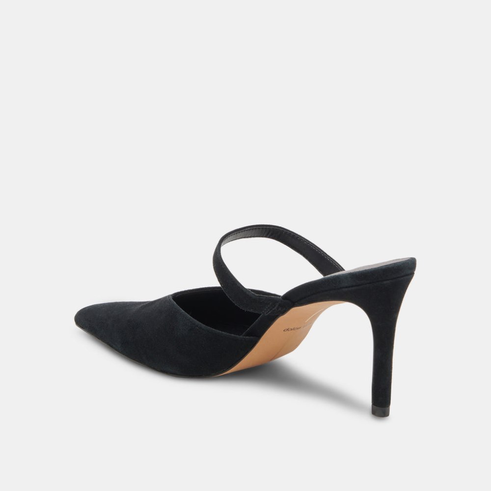 Dolce Vita Kanika Wide Heels Onyx Suede