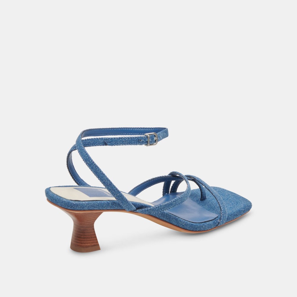 Dolce Vita Baylor Heels Blue Denim