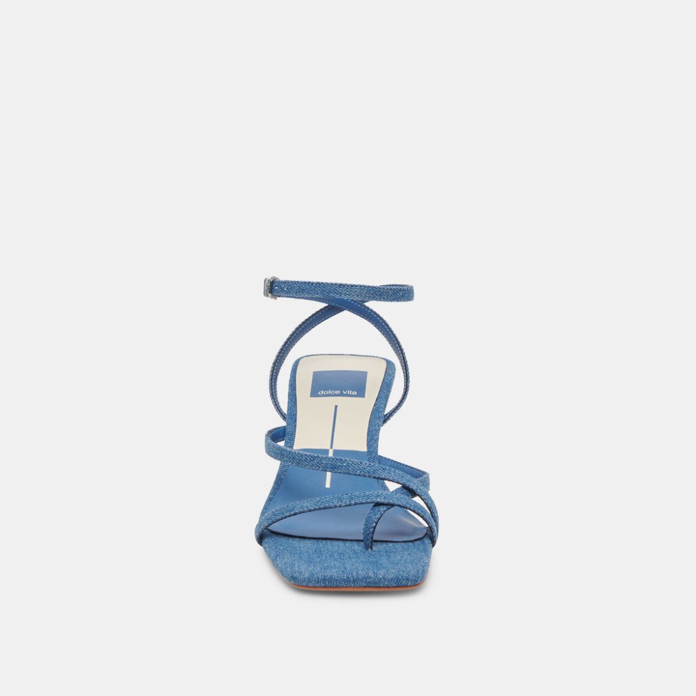 Dolce Vita Baylor Heels Blue Denim