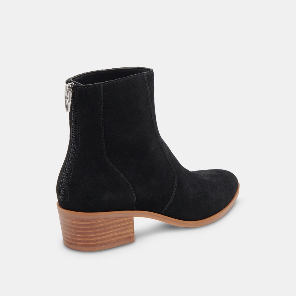 Dolce Vita Ayisha Booties Onyx Suede