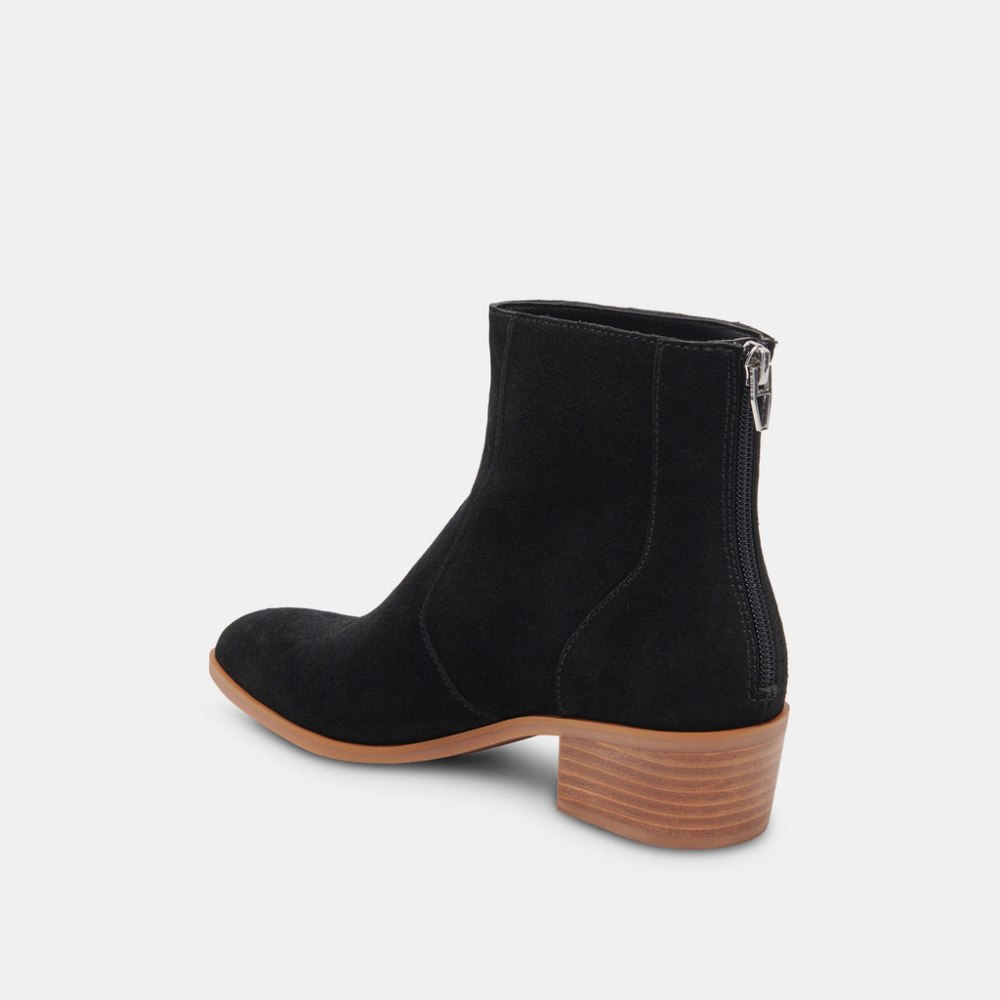 Dolce Vita Ayisha Booties Onyx Suede