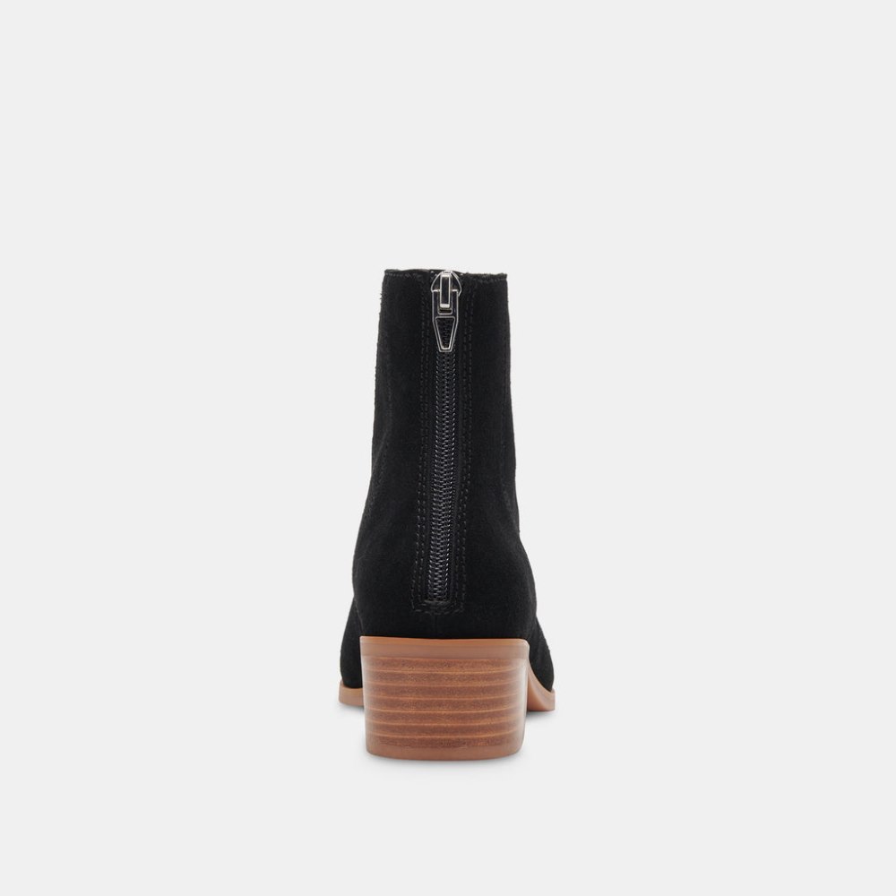Dolce Vita Ayisha Booties Onyx Suede