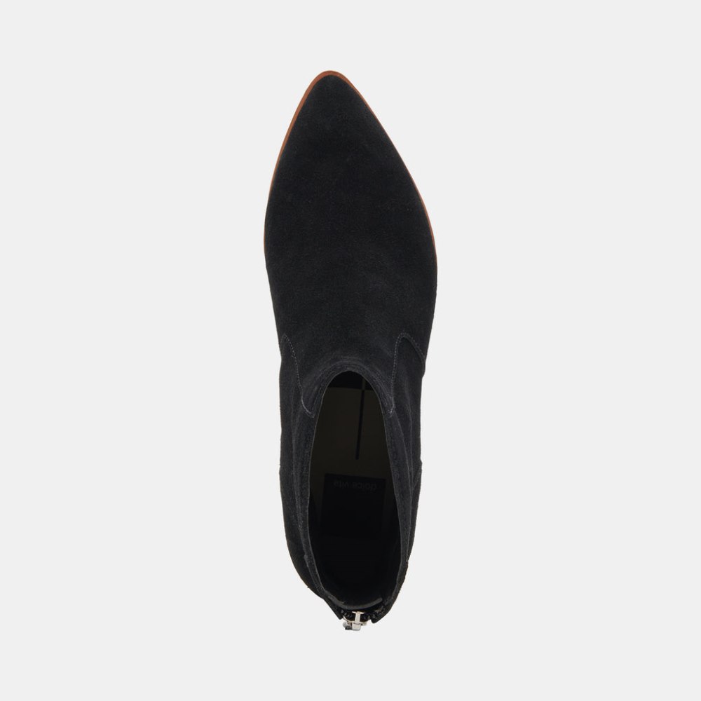 Dolce Vita Ayisha Booties Onyx Suede