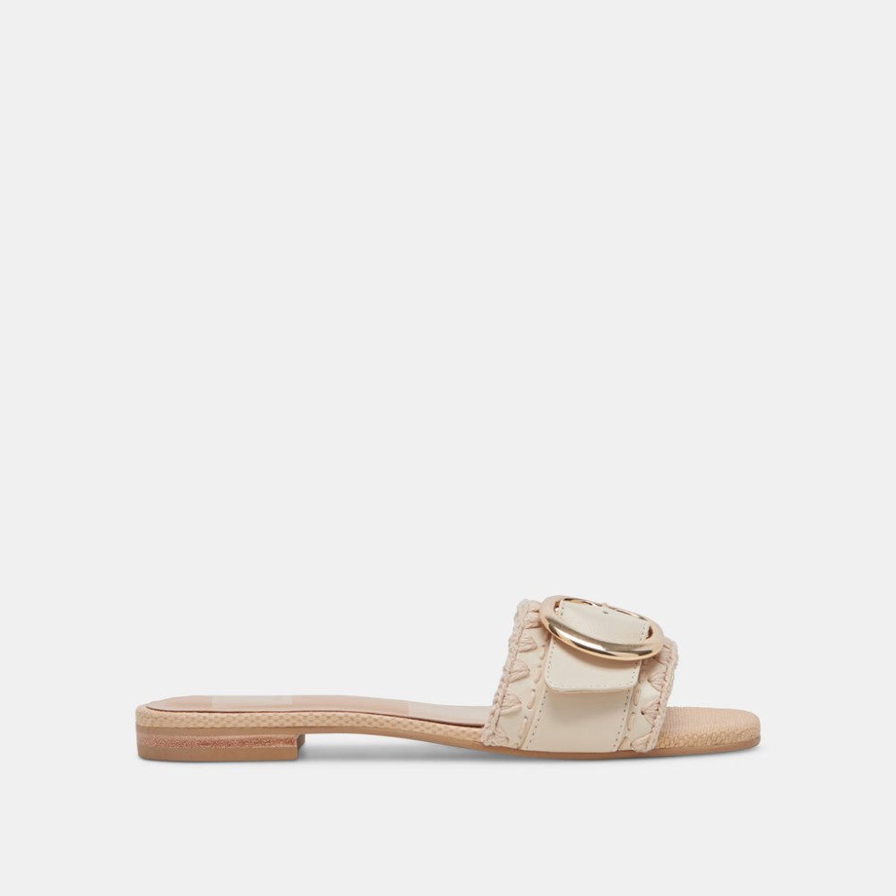 Dolce Vita Grecia Sandals Ivory Leather
