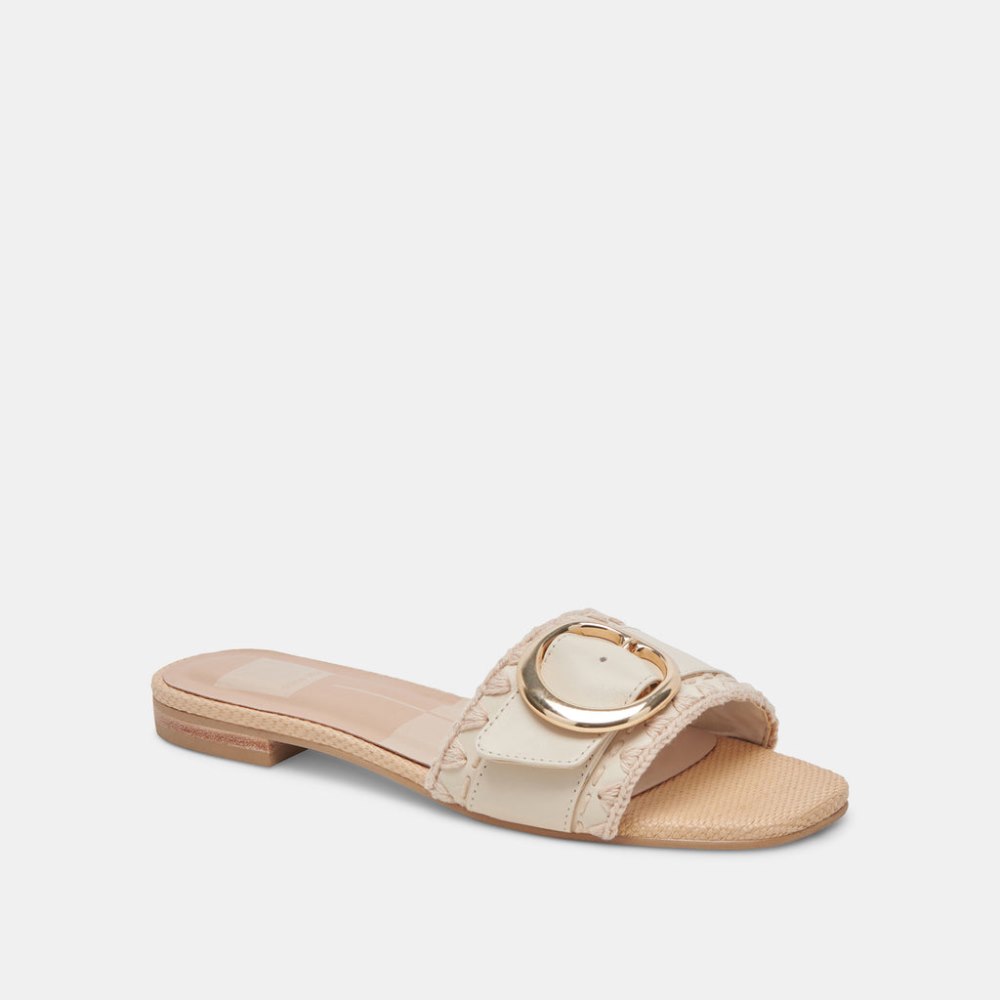 Dolce Vita Grecia Sandals Ivory Leather