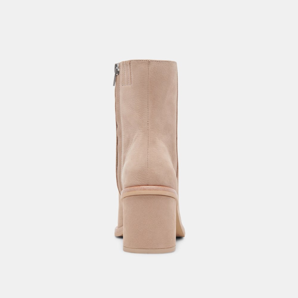 Dolce Vita Dapper Booties Taupe Nubuck