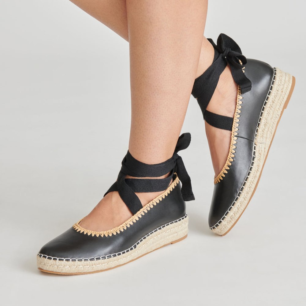 Dolce Vita Morgan Flats Black Leather