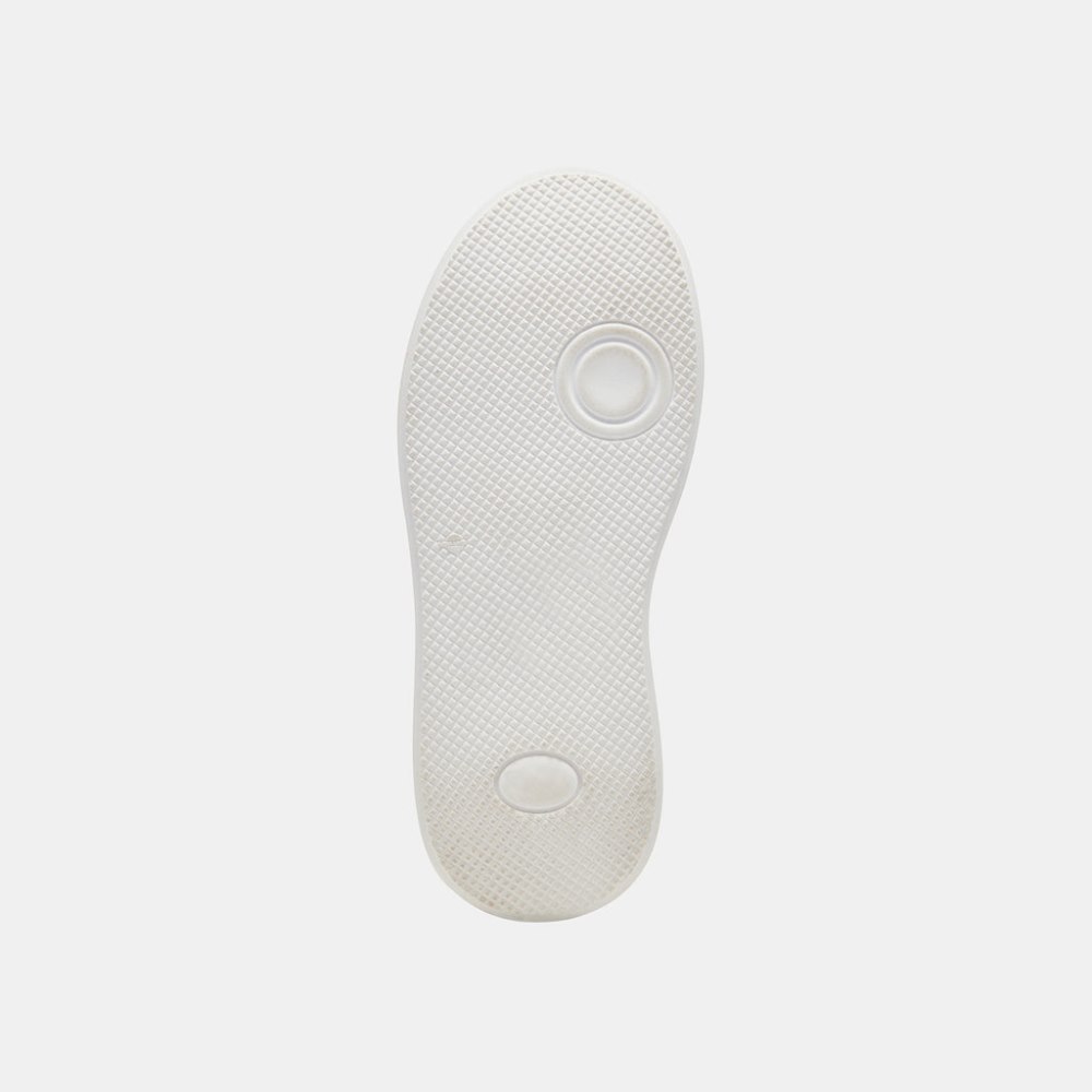 Dolce Vita Wyett Sneakers White Tan Leather