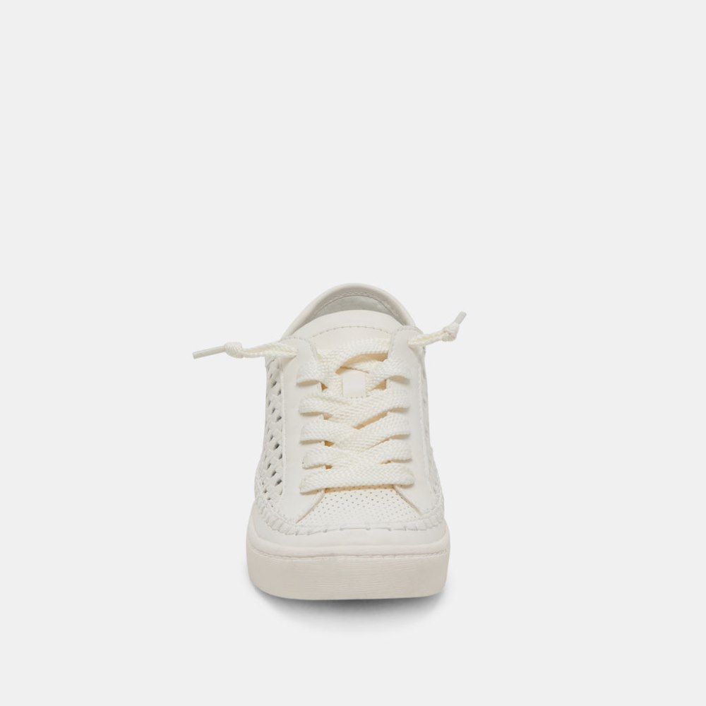 Dolce Vita Zolen Sneakers White Perforated Leather