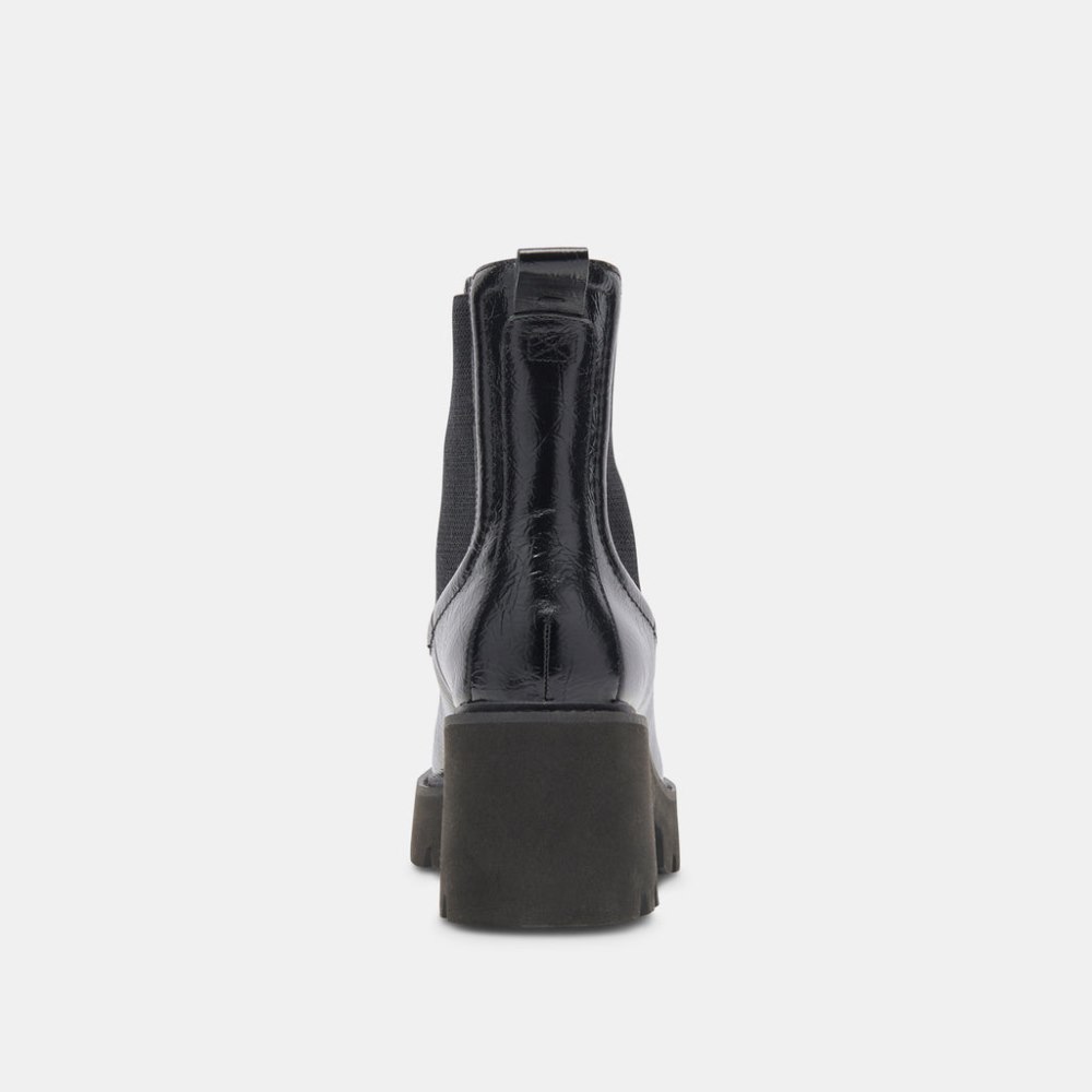 Dolce Vita Hawk H2o Booties Midnight Crinkle Patent