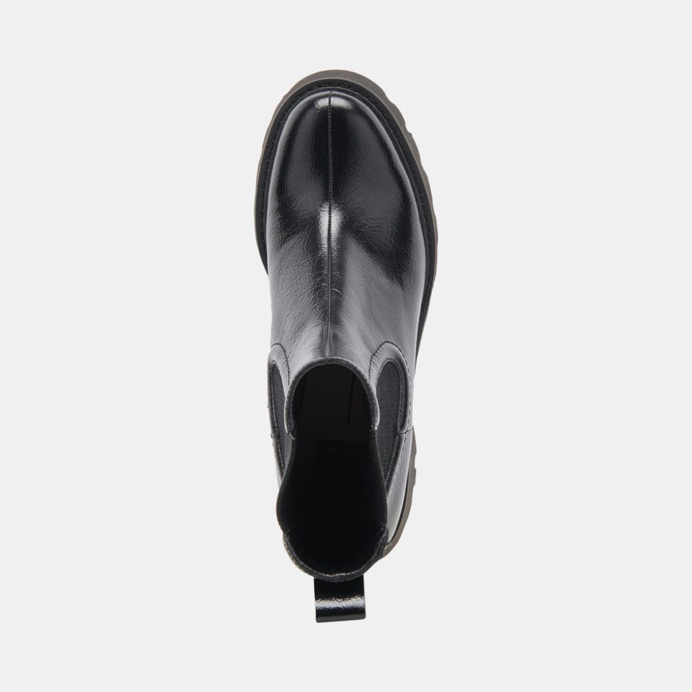 Dolce Vita Hawk H2o Booties Midnight Crinkle Patent