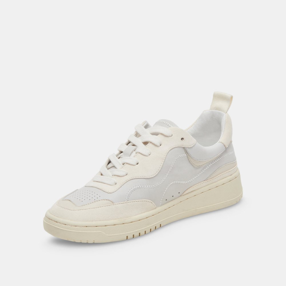 Dolce Vita Adella Sneakers Off White Leather