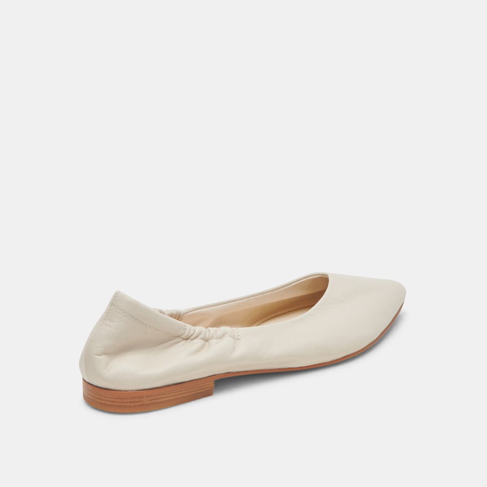 Dolce Vita Nadav Ballet Flats Ivory Leather