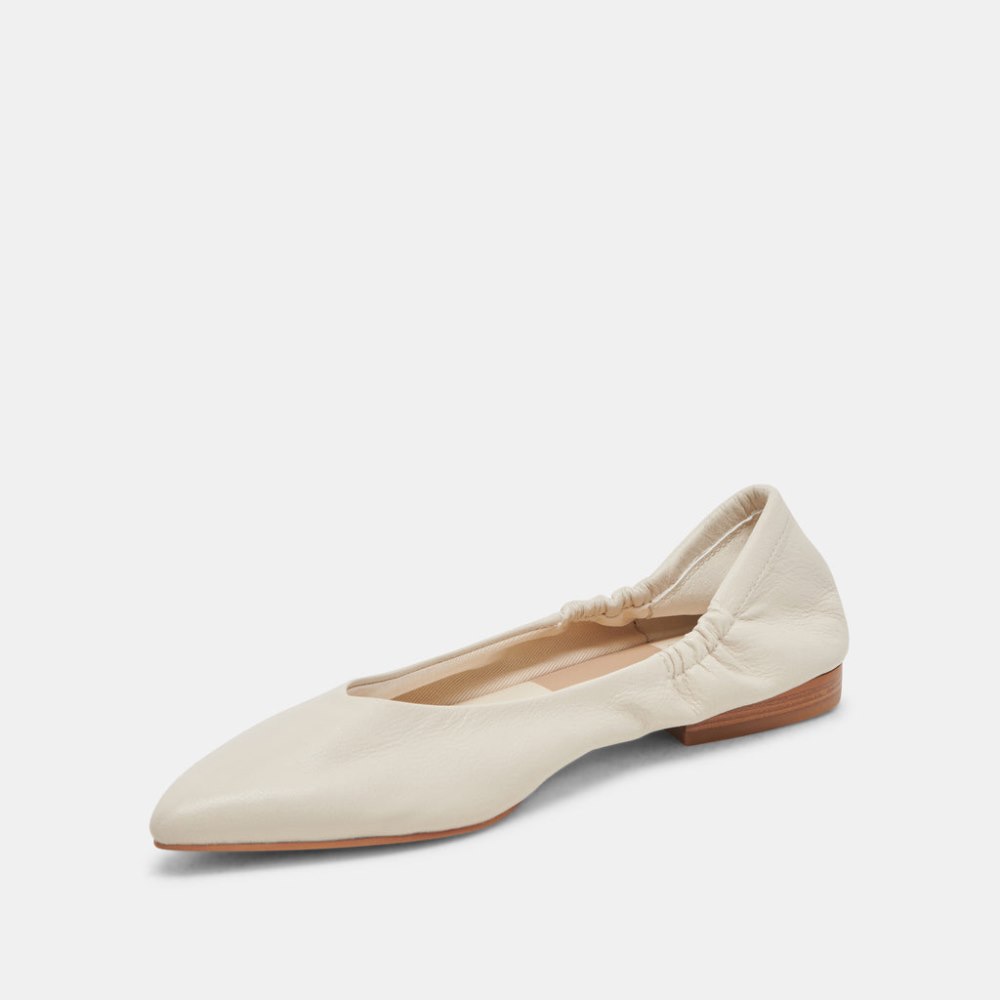 Dolce Vita Nadav Ballet Flats Ivory Leather