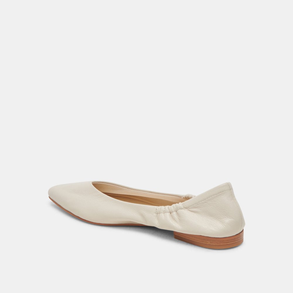 Dolce Vita Nadav Ballet Flats Ivory Leather